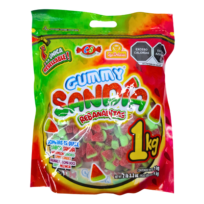 Delicias Gomitas Gummy Sandía Rebanaditas 1kg