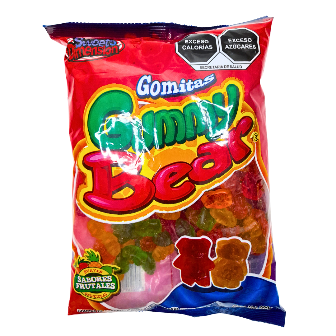 gomas de grenetina con sabores frutales gummy bear de karla