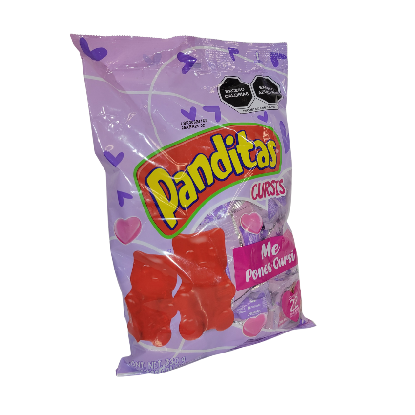 Ricolino Gomita Panditas Cursis 22pz 330g
