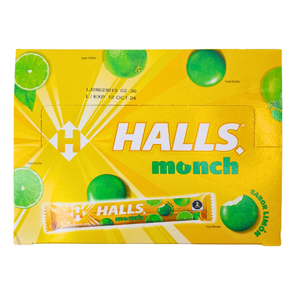 Adams Halls Munch Limón 24pz