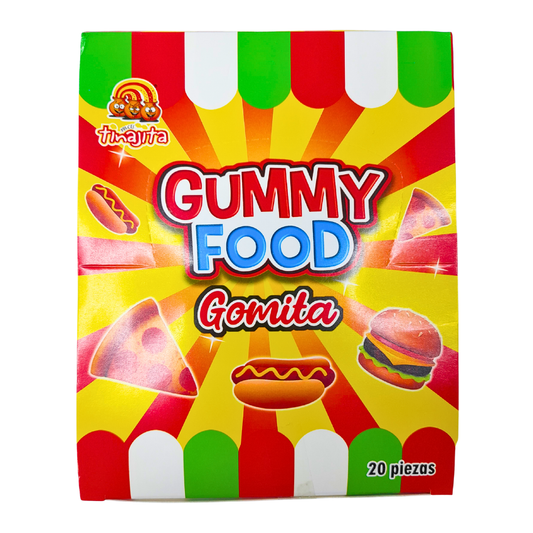 La Tinajita Gomita Gummy Food Surtida 20pz