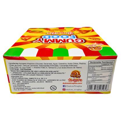 La Tinajita Gomita Gummy Food Surtida 20pz