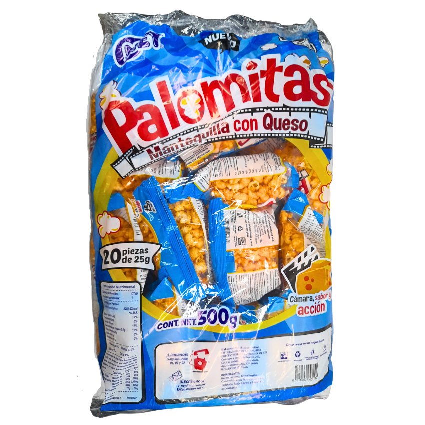 Palomitas Queso y Mantequilla Ney 20pz