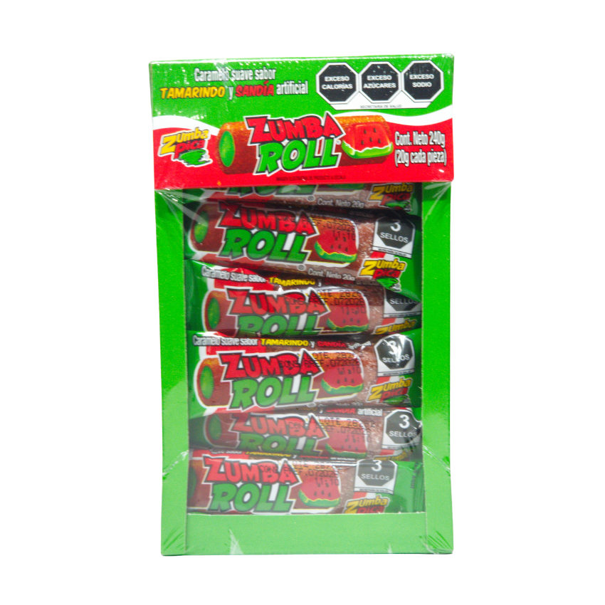 Zumba Pica Roll Sandía 12pz
