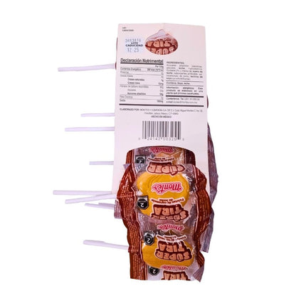 Dulces Montes Paleta Super Tira Leche 10pz