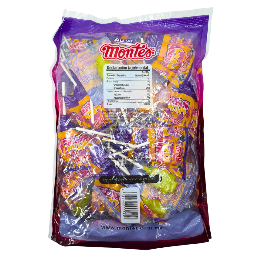 Montes Paleta Pica Monstruos 40pz