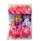 Dulces Camis Paleta Grande Trenzada Caramelo Rosa 20pz