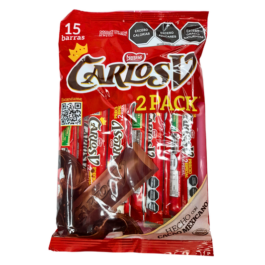 Nestlé Chocolate Carlos V Bi-Pack 15pz
