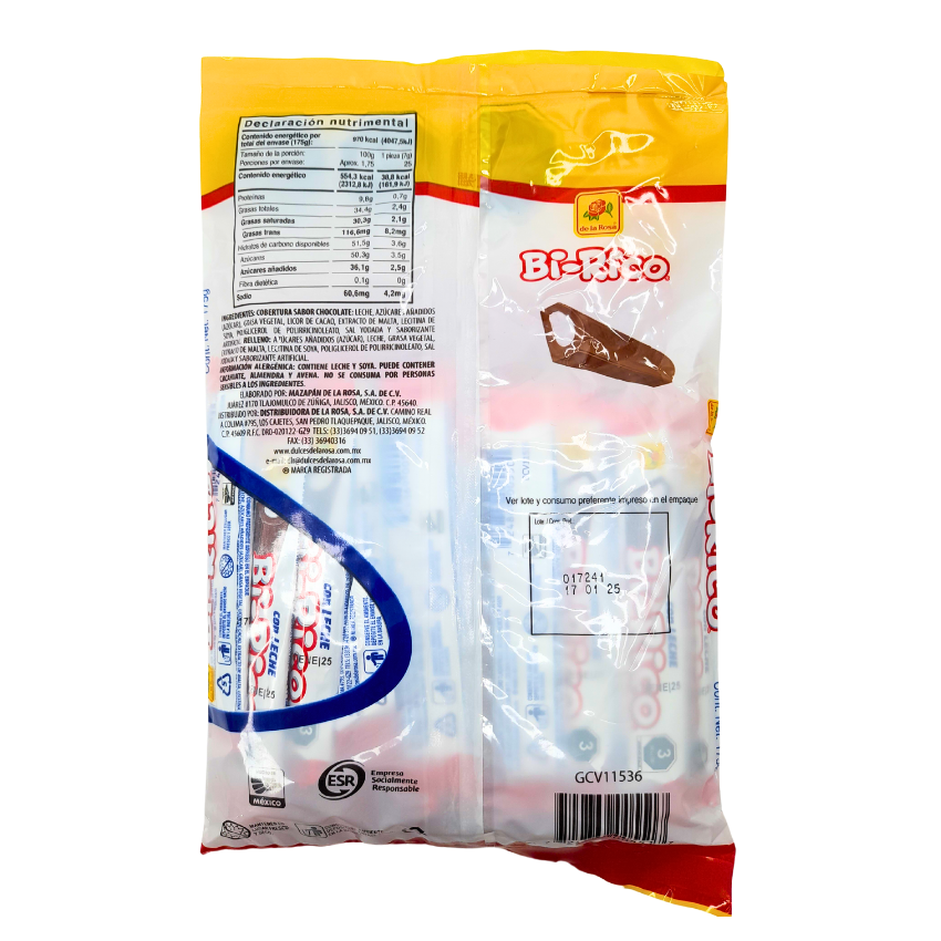 De la Rosa Chocolate Bi-Rico 25pz