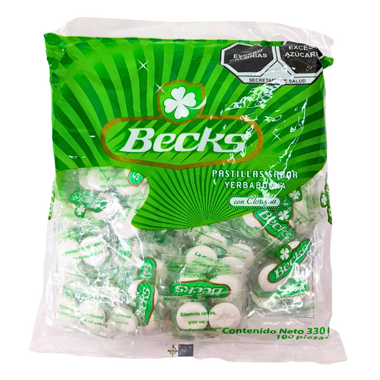 Becks Pastilla Yerbabuena 100pz