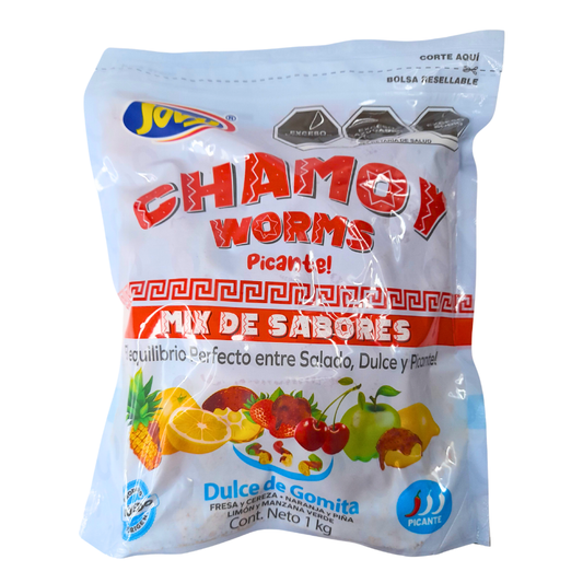 Jovy Candy Gomita Chamoy Worms 1kg