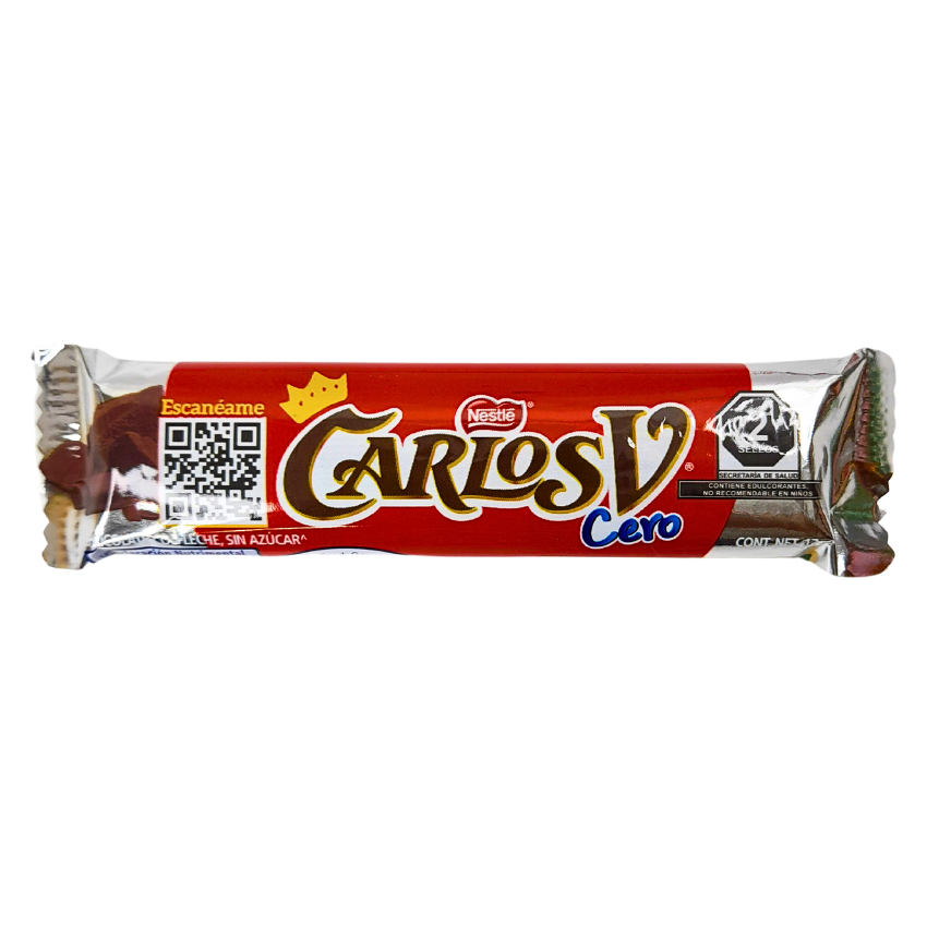 Chocolate Carlos V Cero 10pz Nestlé Dulcerías Abarroteras Vázquez