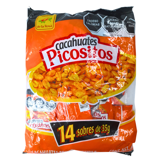 De la Rosa Cacahuate Enchilado 14pz