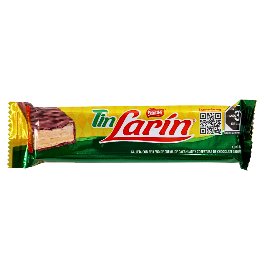 chocogalleta rellena con vainilla tin larin nestlé