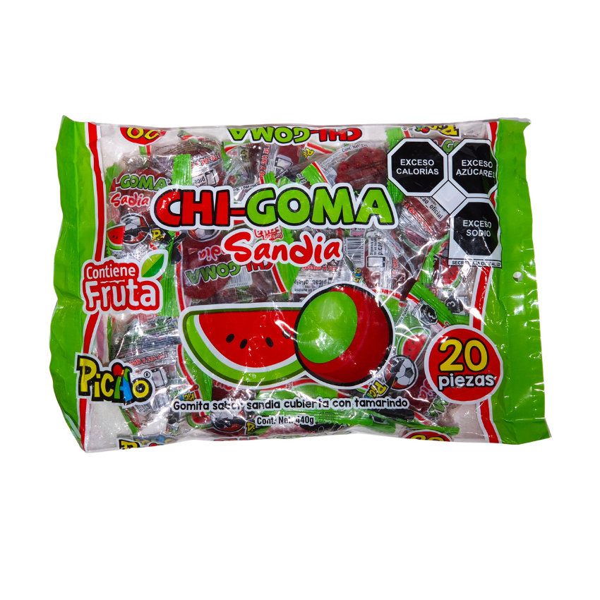 Picao Chi-Goma Sandía 20pz