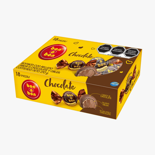 Arcor Bon O Bon Doble Chocolate 18pz
