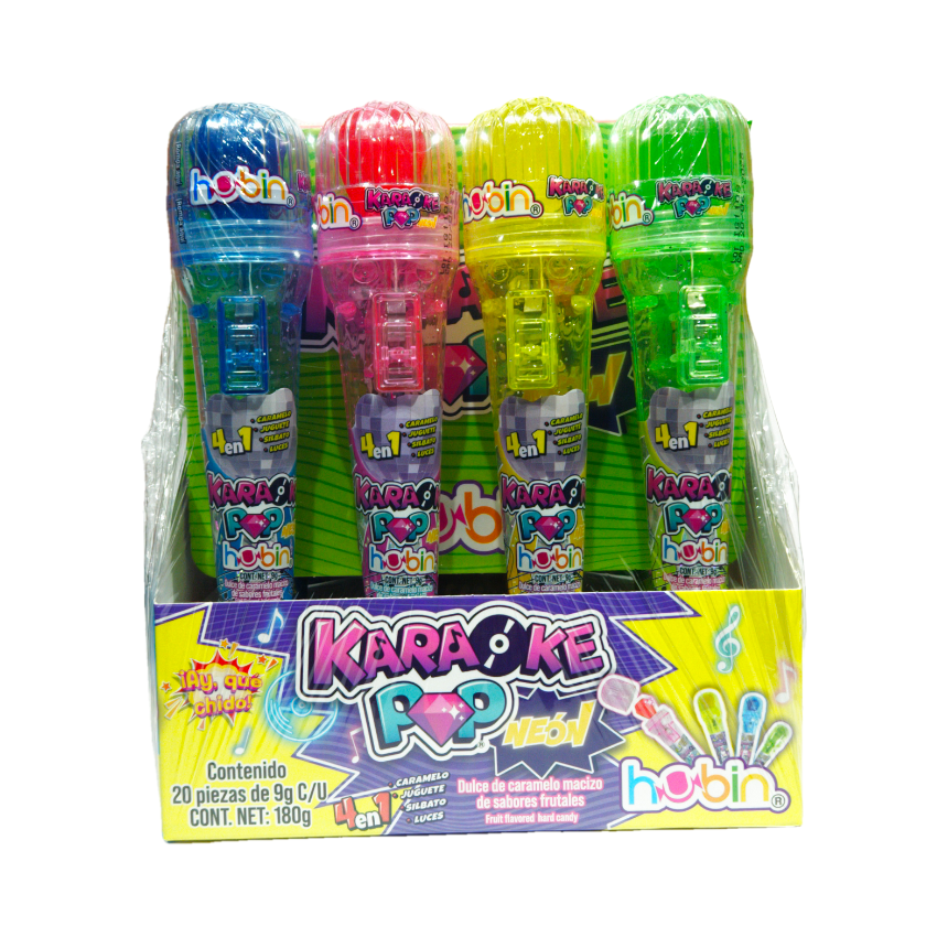 Hubin Karaoke Pop Neon 20pz