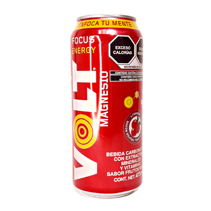 bebida energetizante gasificada volt red magnesium