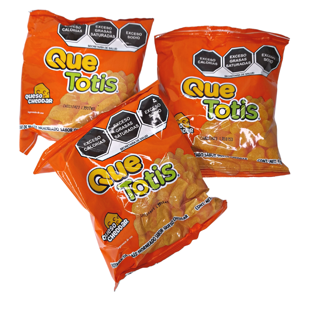 botana totis chetos queso chicos