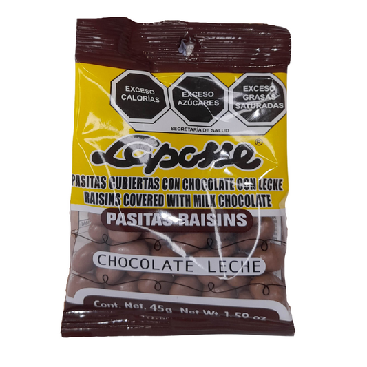 Laposse Pasitas con Chocolate 45g