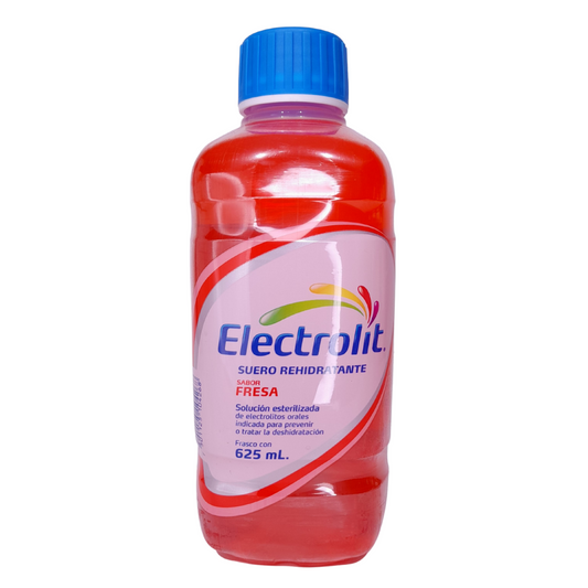 suero solución electrolizada rehidratante electrolit fresa