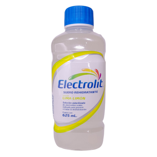 suero solución electrolizada rehidratante electrolit lima limón