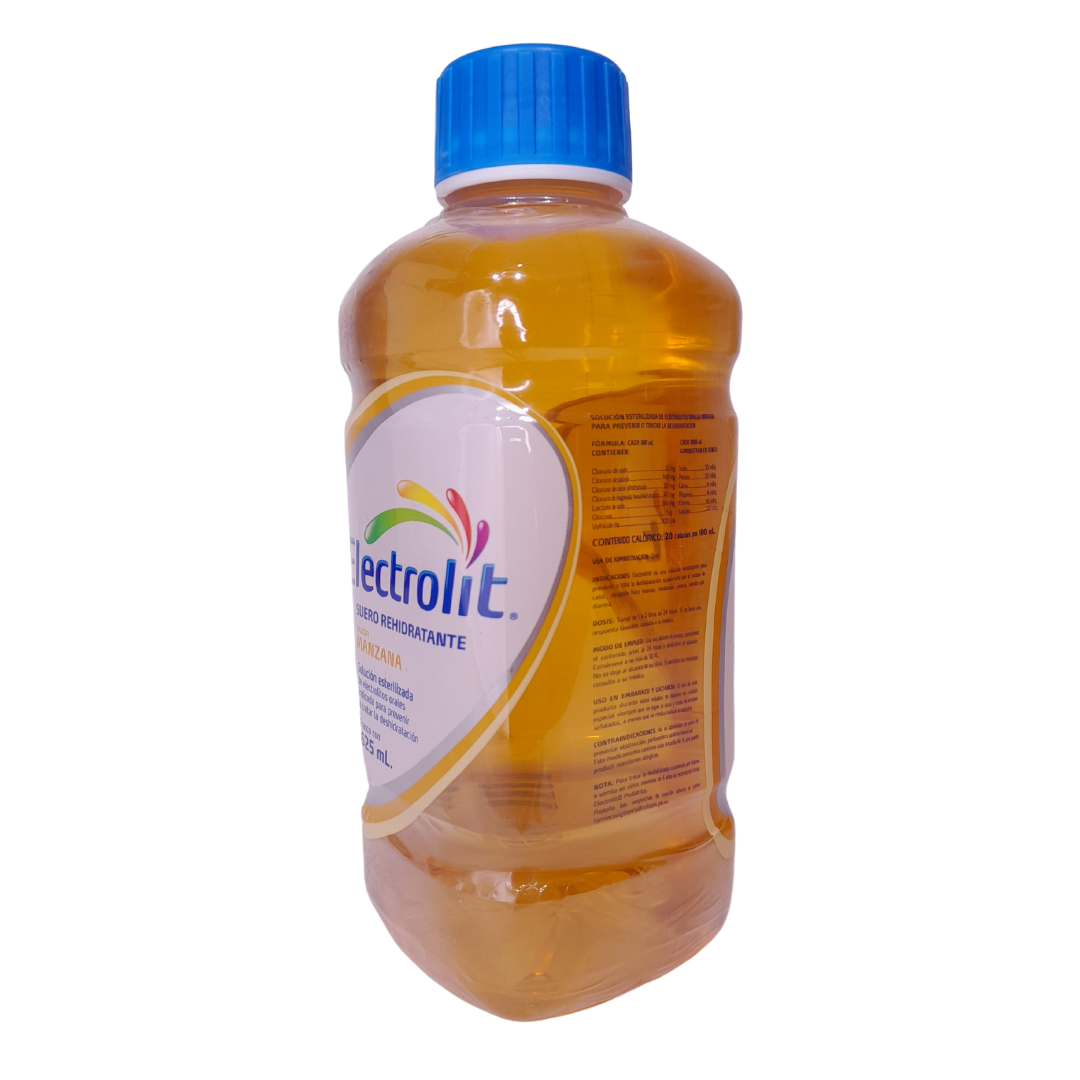 suero solución electrolizada rehidratante electrolit manzana