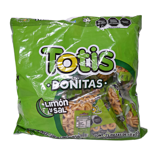 botanta totis donitas sabor sal limón 