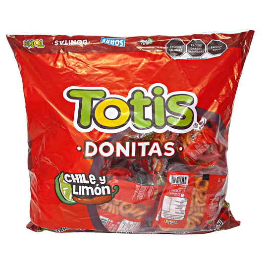 botanta totis donitas sabor chile limón 