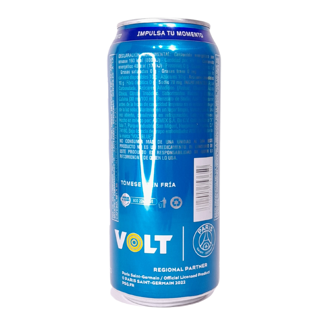 bebida energetizante gasificada volt blue energy