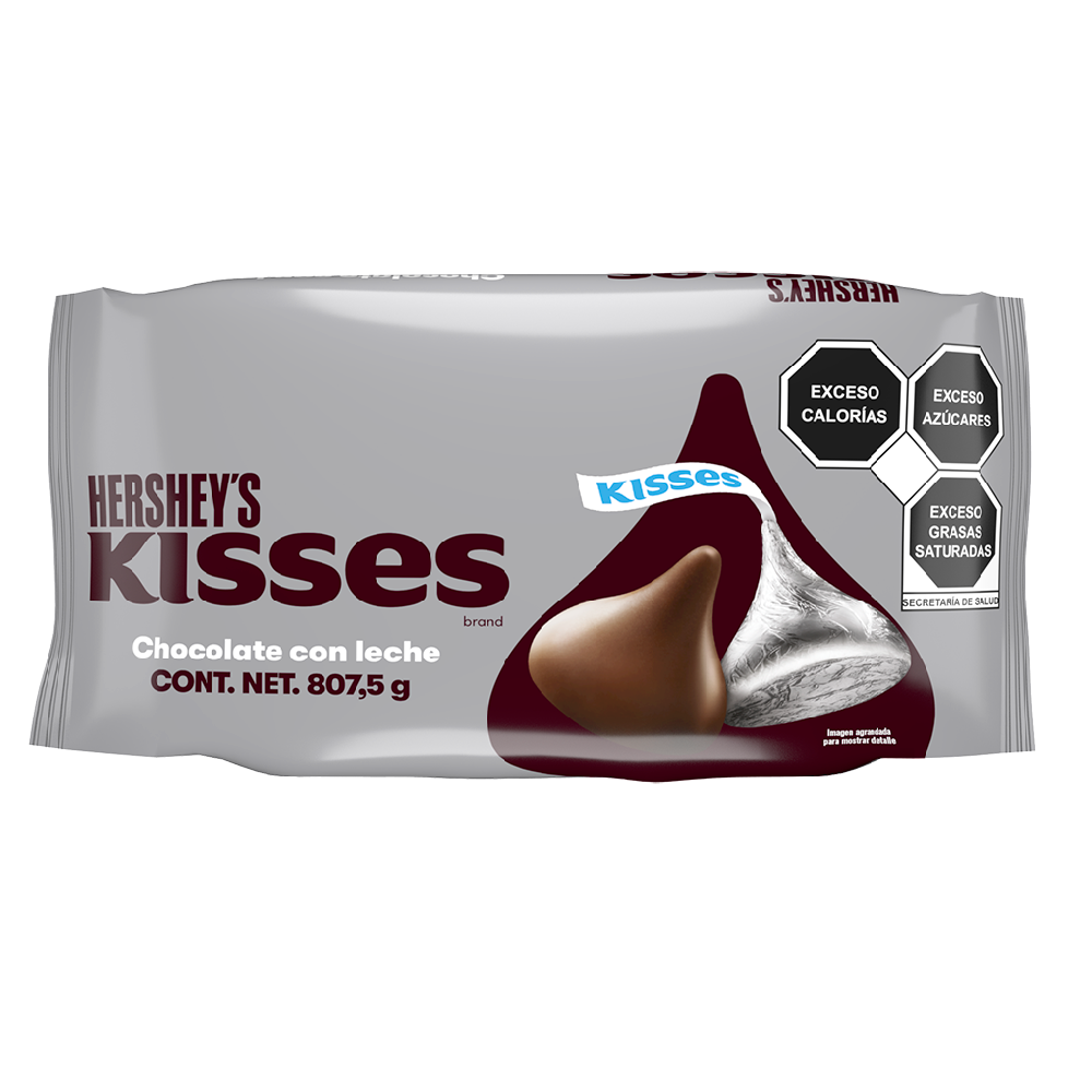 Chocolate con leche kisses hersheys 