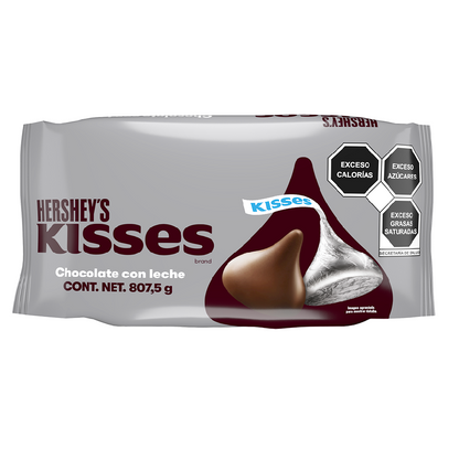 Chocolate con leche kisses hersheys 