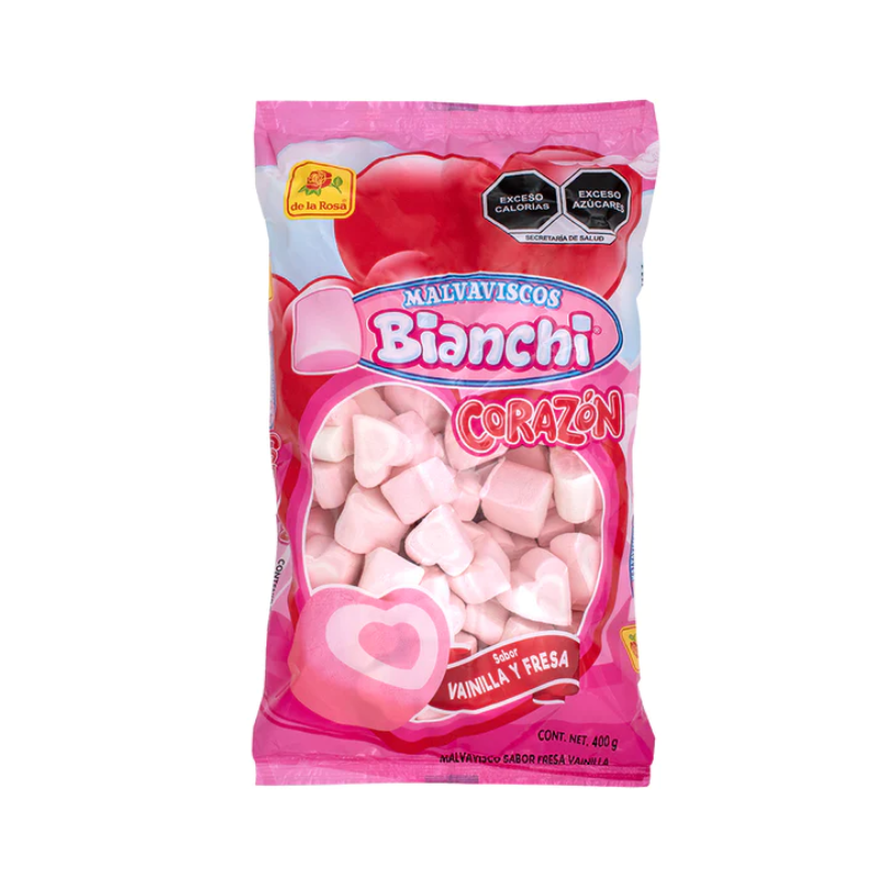 malvavisco bianchi de la rosa con forma de corazon 
