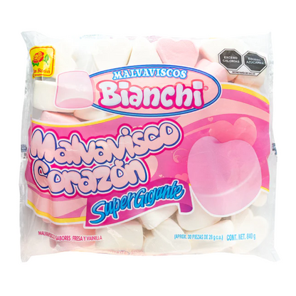 malvavisco bianchi de la rosa con forma de corazon