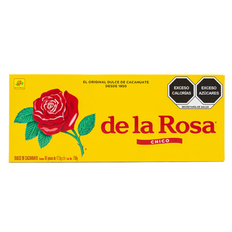 Mazapan dulce de cacahuate comprimido de la rosa