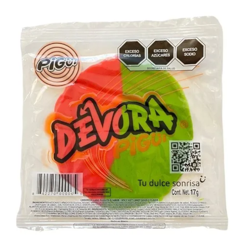 Devora Cachetada Devora 10 Piezas | Pigüi | Dulcerías y Abarroteras Vázquez