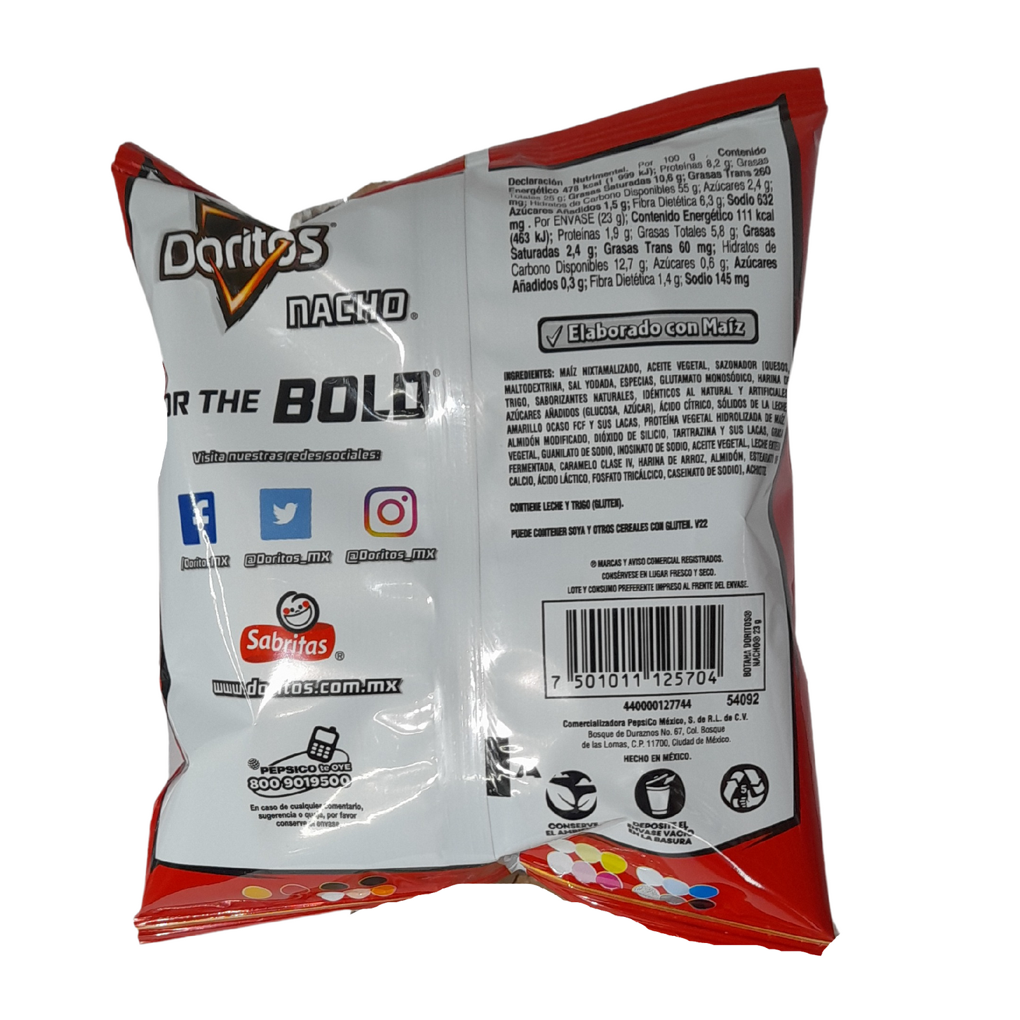 Sabritas Mini Doritos Nacho 22g