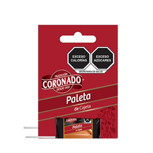 Coronado Paleta Chica Cajeta 20pz