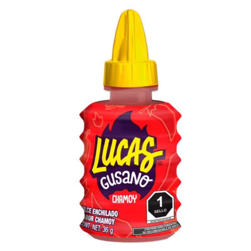 caramelo líquido sabor chamoy lucas gusano de mars