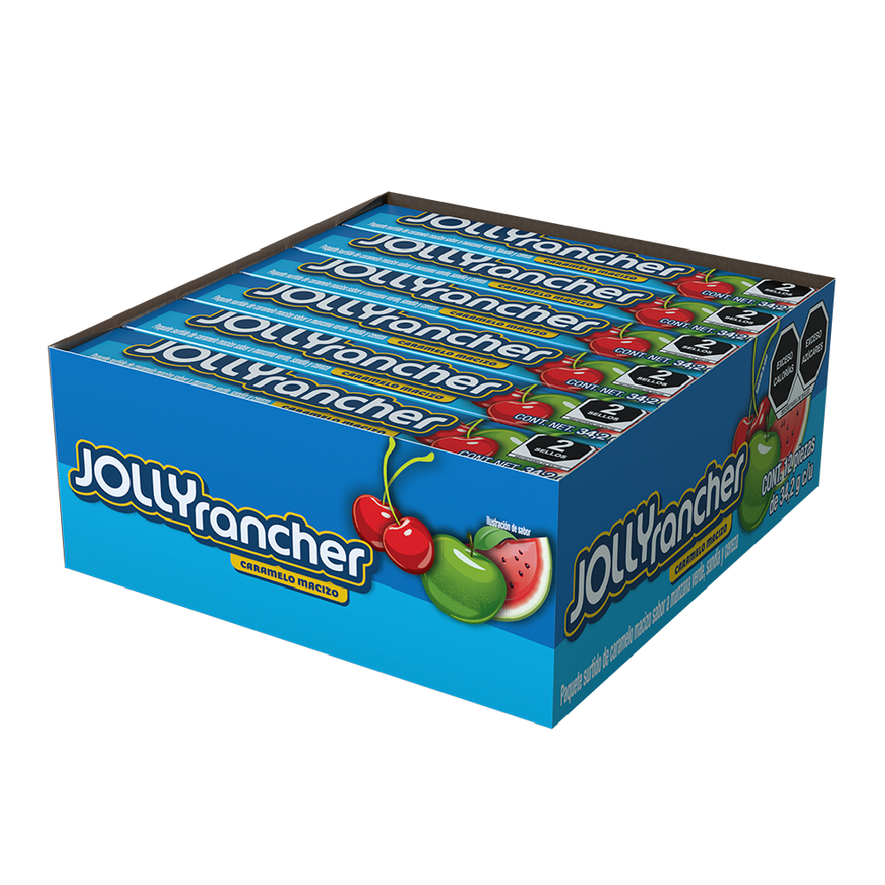 Pastillas de caramelo macizo con sabores frutales Jolly Rancher de Hersheys