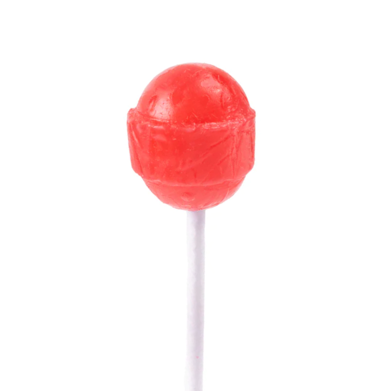 paleta de la rosa caramelo macizo sabor cereza