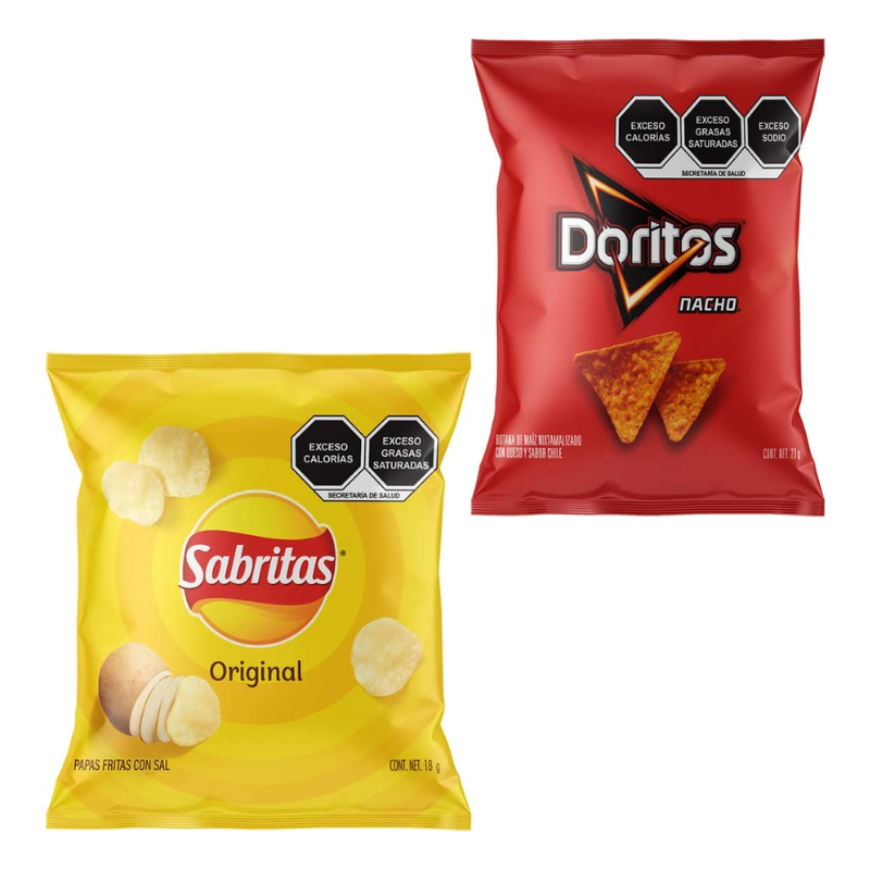 Sabritas Minis Pack 50 Piezas