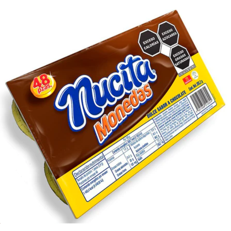 Nucita Monedas De Chocolate 48 Piezas