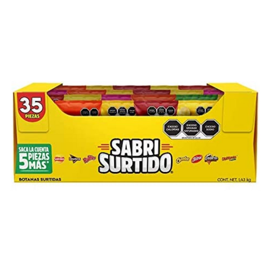 Sabritas Sabrisurtido Caja 35 Piezas